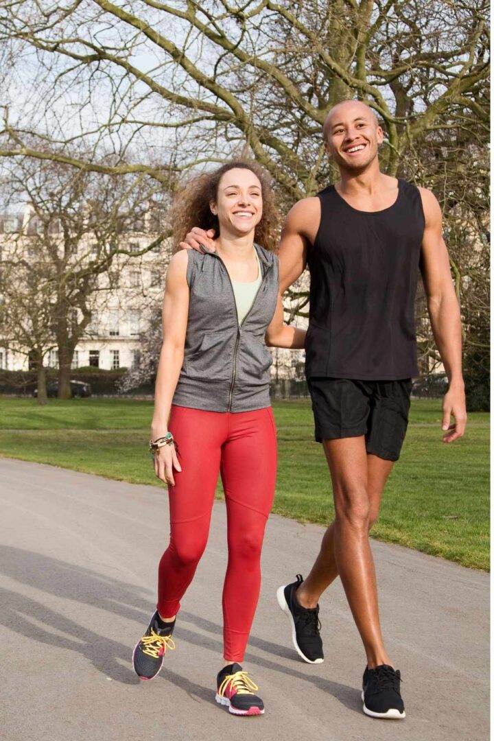 incorporate walking with friends daily to get fitter