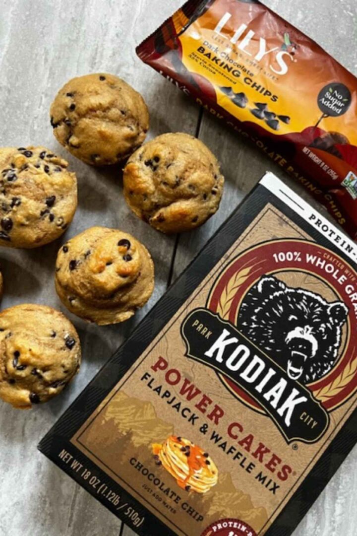 chocolate chip kodiak cake muffins recipe