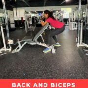 back and biceps cable workout pin