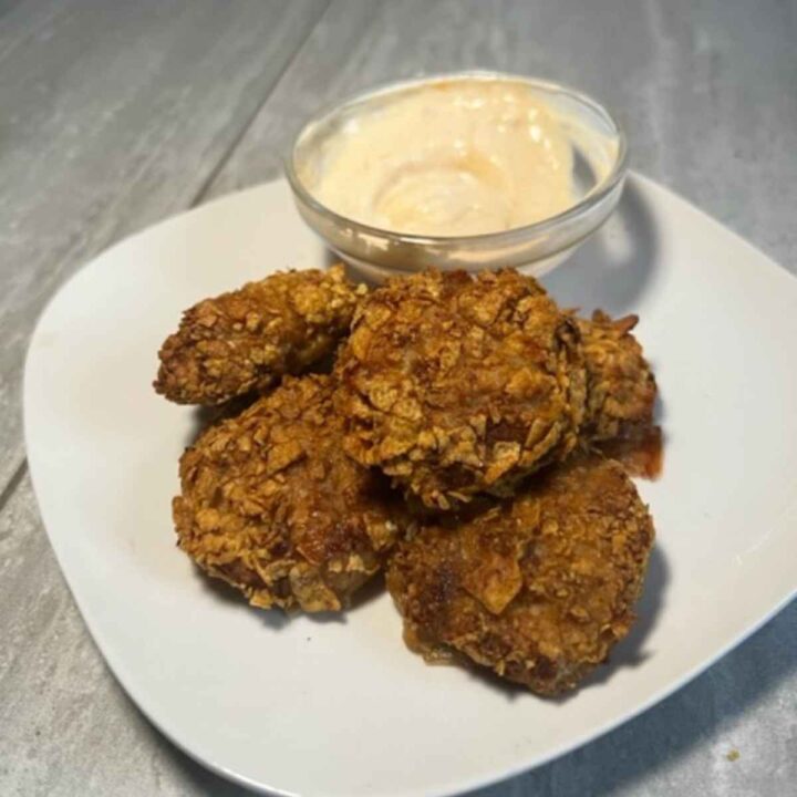air fryer low carb chicken nuggets recipe square