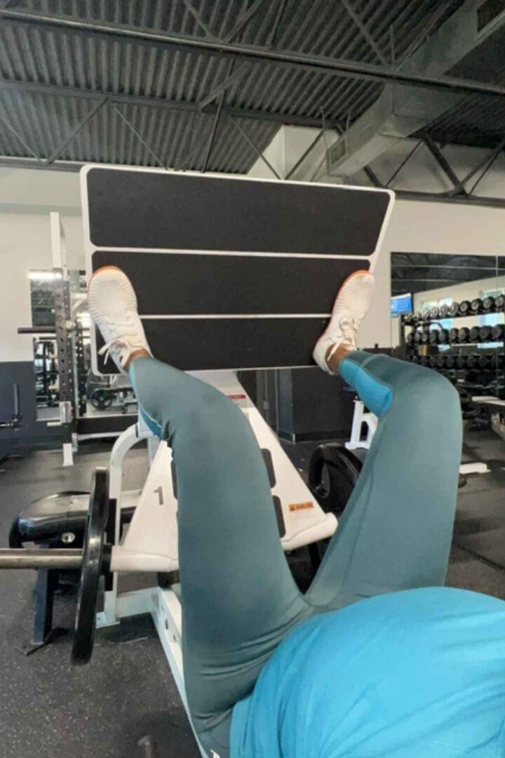 best foot placement for leg press low placement