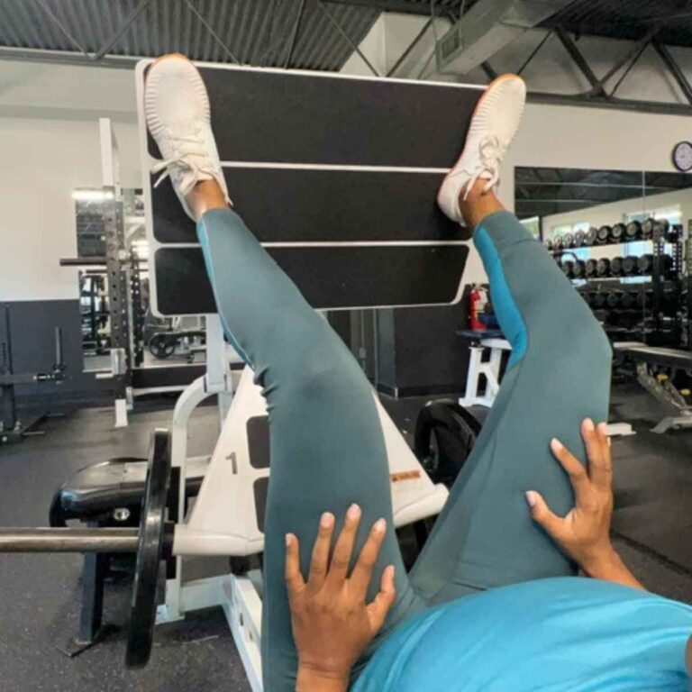 best foot placement for leg press square